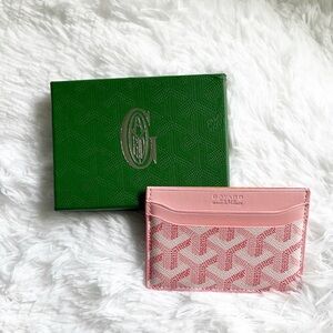 GOYARD Saint Sulpice Card Holder Wallet  Pink